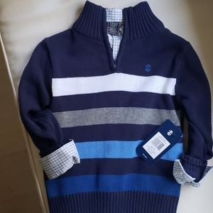 2 piece shirt and sweater set